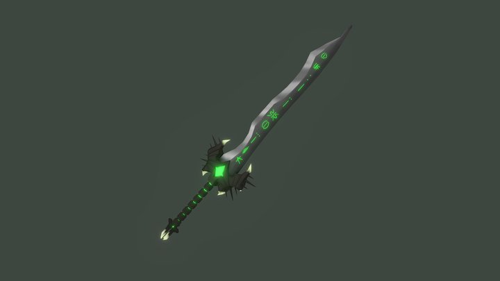 [STUDENT WORK] Lukram Devorix - Epic Sword 3D Model