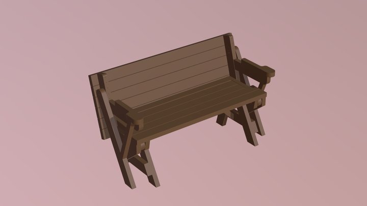 Convertible garden furniture 3D Model