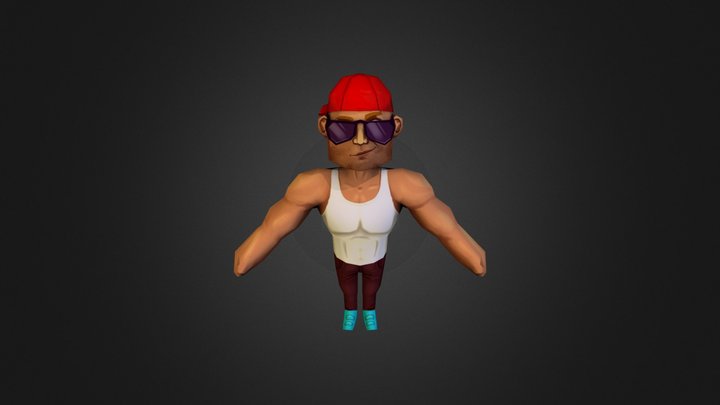 Bro Dude 3D Model