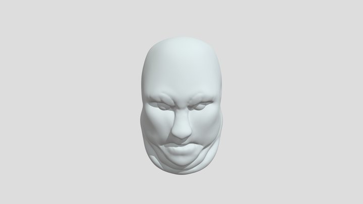 Cabeza Gordo 3D Model