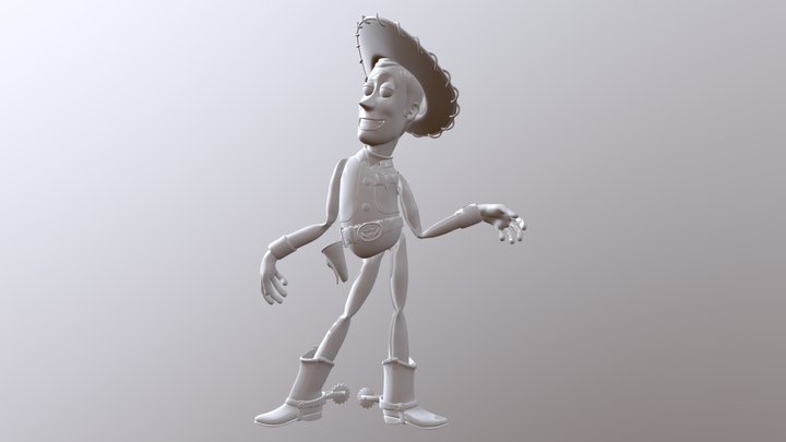 Toy Story_Woody 3D Model