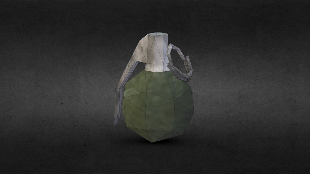 Hand Grenade | PS1 Low Poly