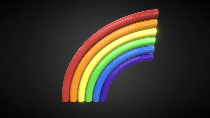 Rainbow Emoji – Free 3D Model STL