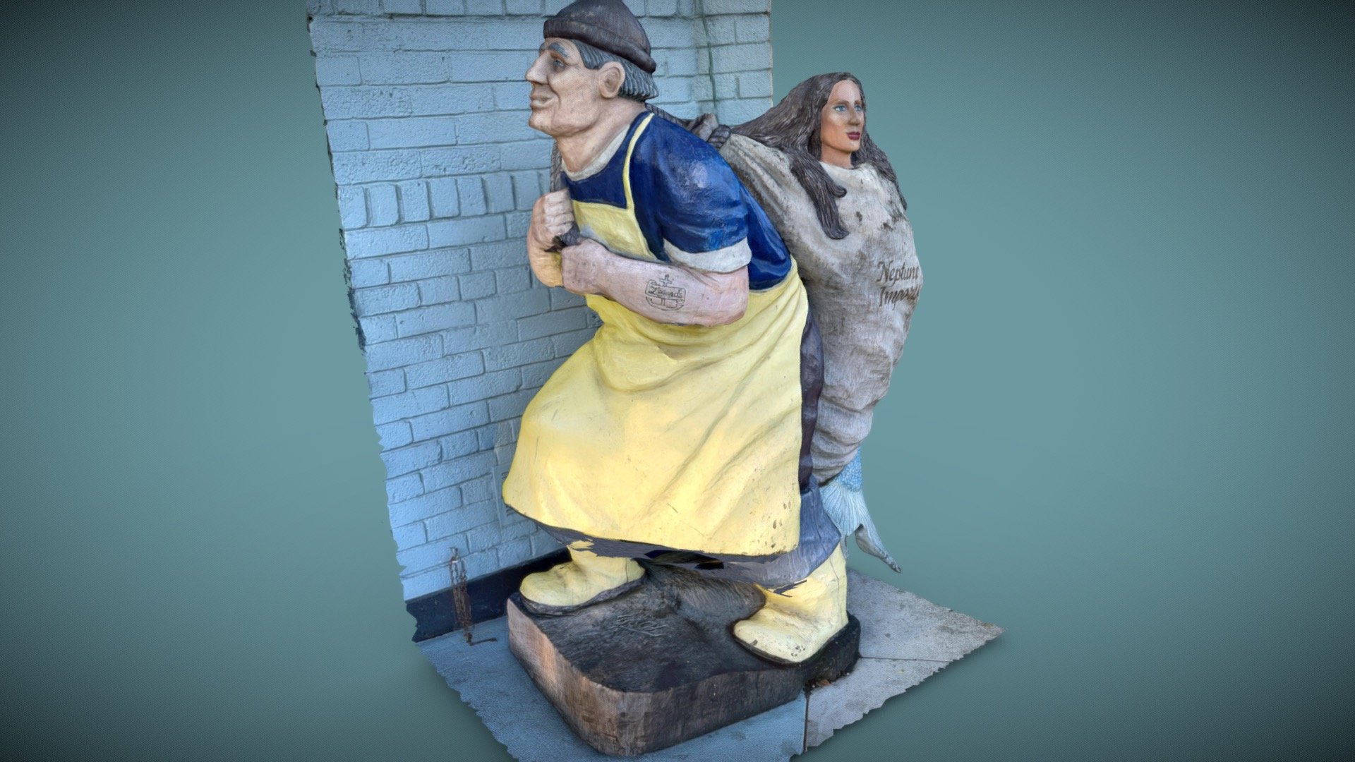 Fisherman and Mermaid - Neptune Imports