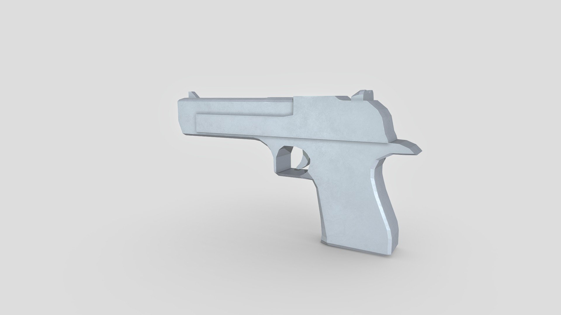 Low-Poly Desert Eagle