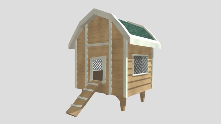 Chicken Coop 3D Model