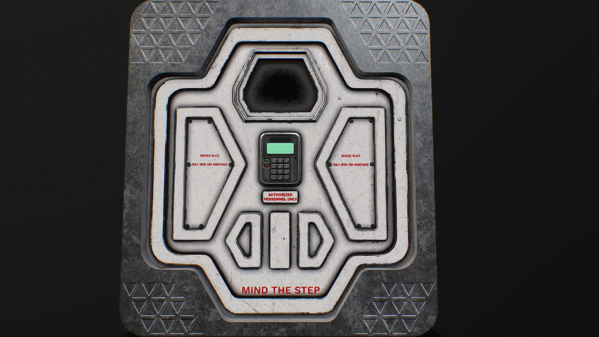 Alien Isolation Door 3D model by DennisPerSecond [806ded7] Sketchfab