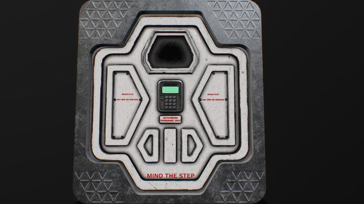 Alien Isolation: Door 3D Model