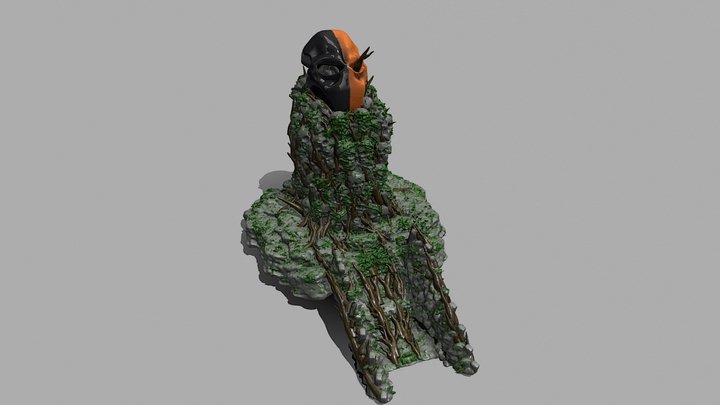 Deathstroke's Tomb 3D Model