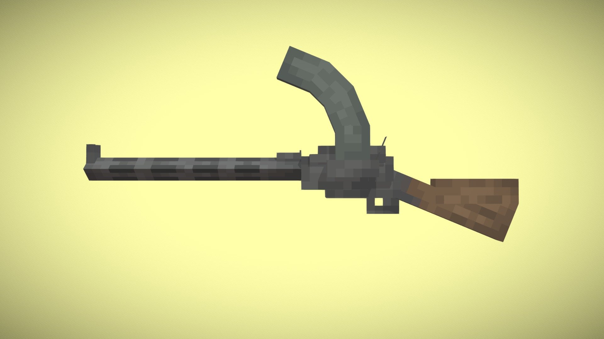 Madsen MG | Minecraft - 3D model by Arkharov (@arkharovz) [806e5ea ...