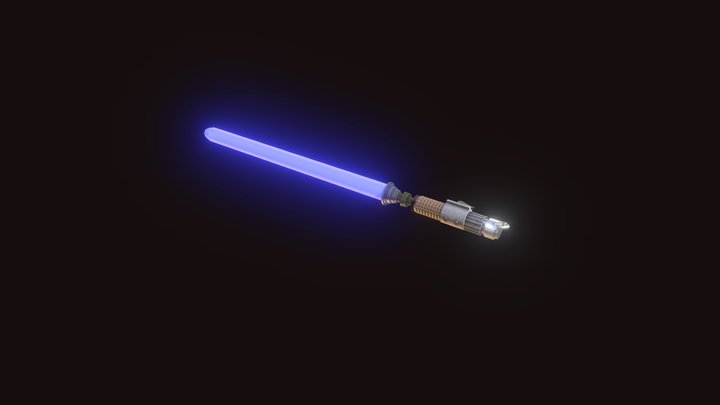 Obi Wan Kenobi's Lightsaber 3D Model