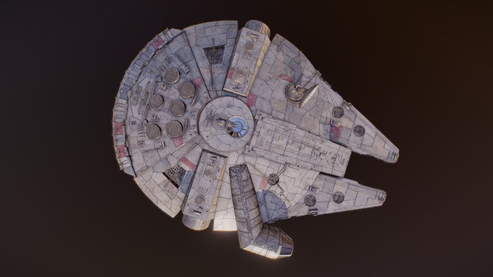 Millennium Falcon 3D Model