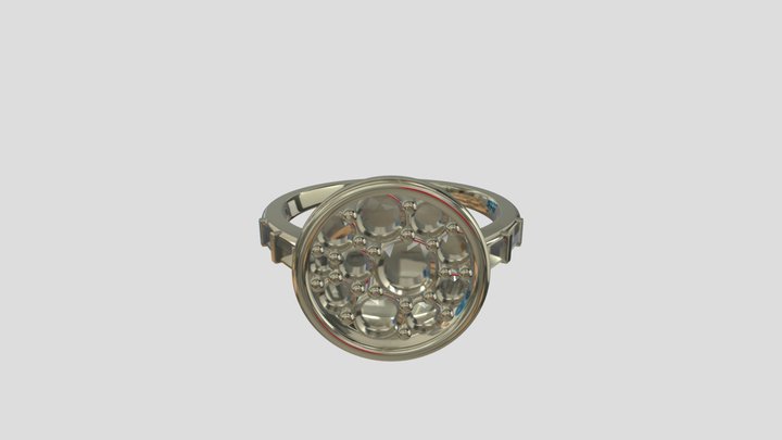 ATRG012 goldring wedding engagement luxury – Free 3D Model STL