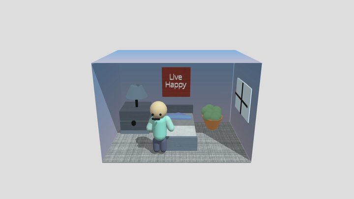 Modern Bedroom 3D Model