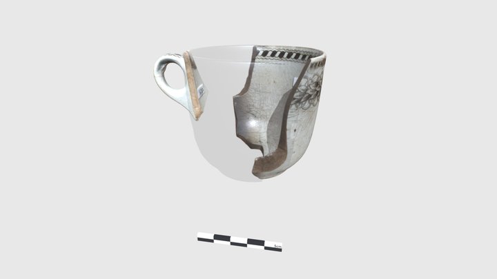 British_earthenware_cup_V00121 3D Model