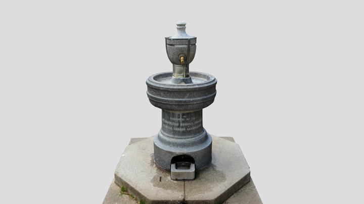South Park Gardens - Drinking Fountain 3D Model