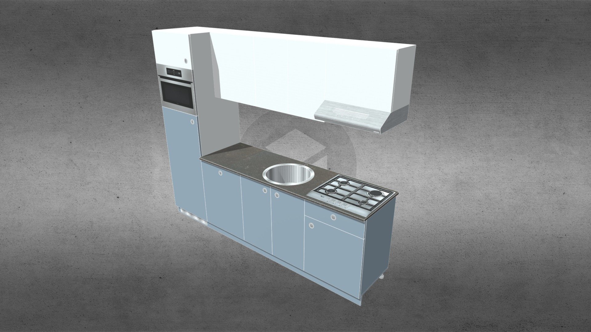 PREMIUM - KITCHEN — Sketchfab embed 3D viewer