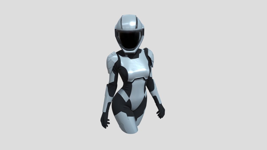 Female Spacesuit + texture