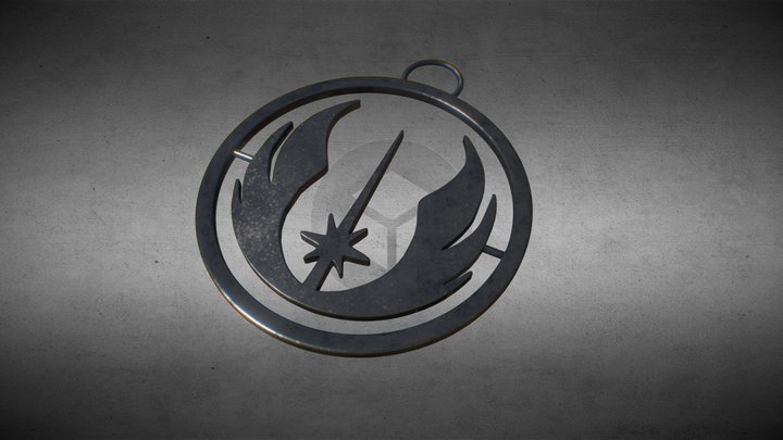jedi keychain 3D Model