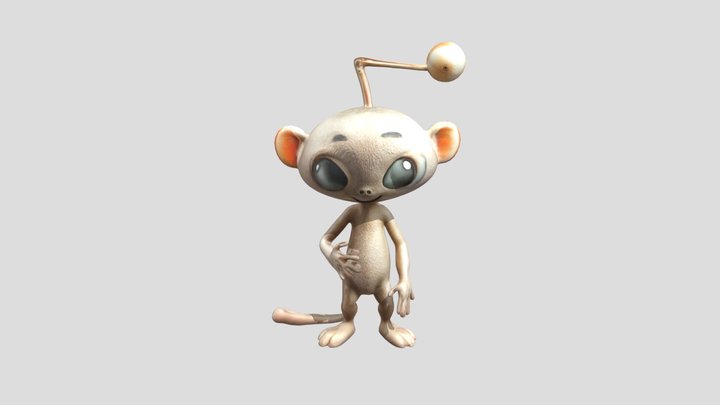 [🟢Meshy] Reddit mascot, 3D 🤖 𝗿𝗲𝙨𝙩𝙮𝙡𝙚𝙙3 3D Model