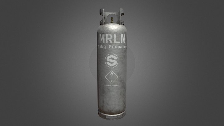 Gas cylinder 3D Model
