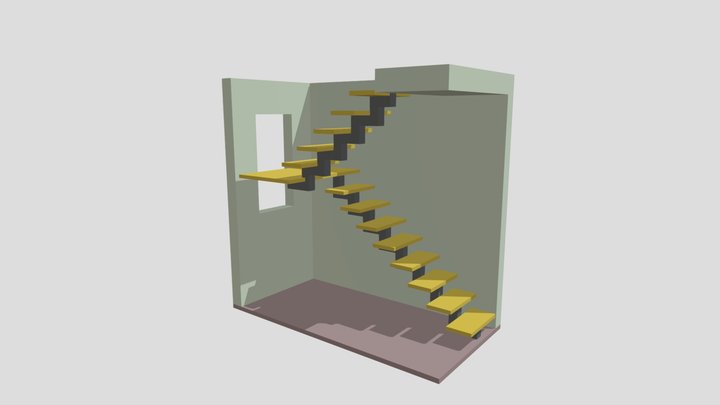 Laiptai 3D Model