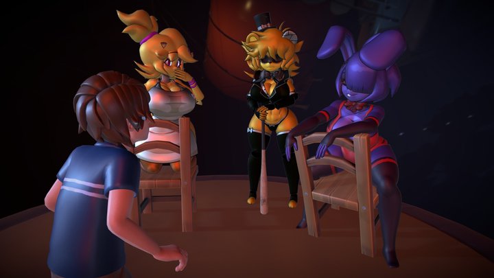 Bonfie, Chicu and Type 0 band 3D Model
