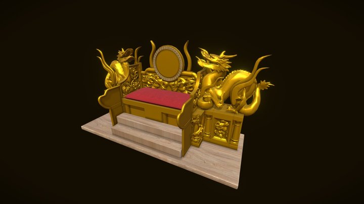 Throne_Stage 3D Model