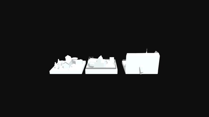3D1_2526_1ANI23N_Bleyaert_Tuur_DioramaHouseBlock 3D Model