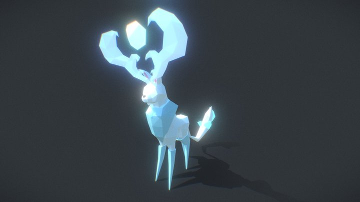 Mystical Deer 3D Model