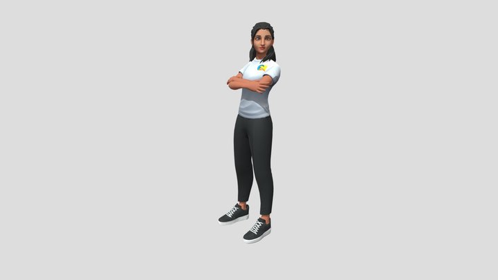 Skatchfab Character 3D Model