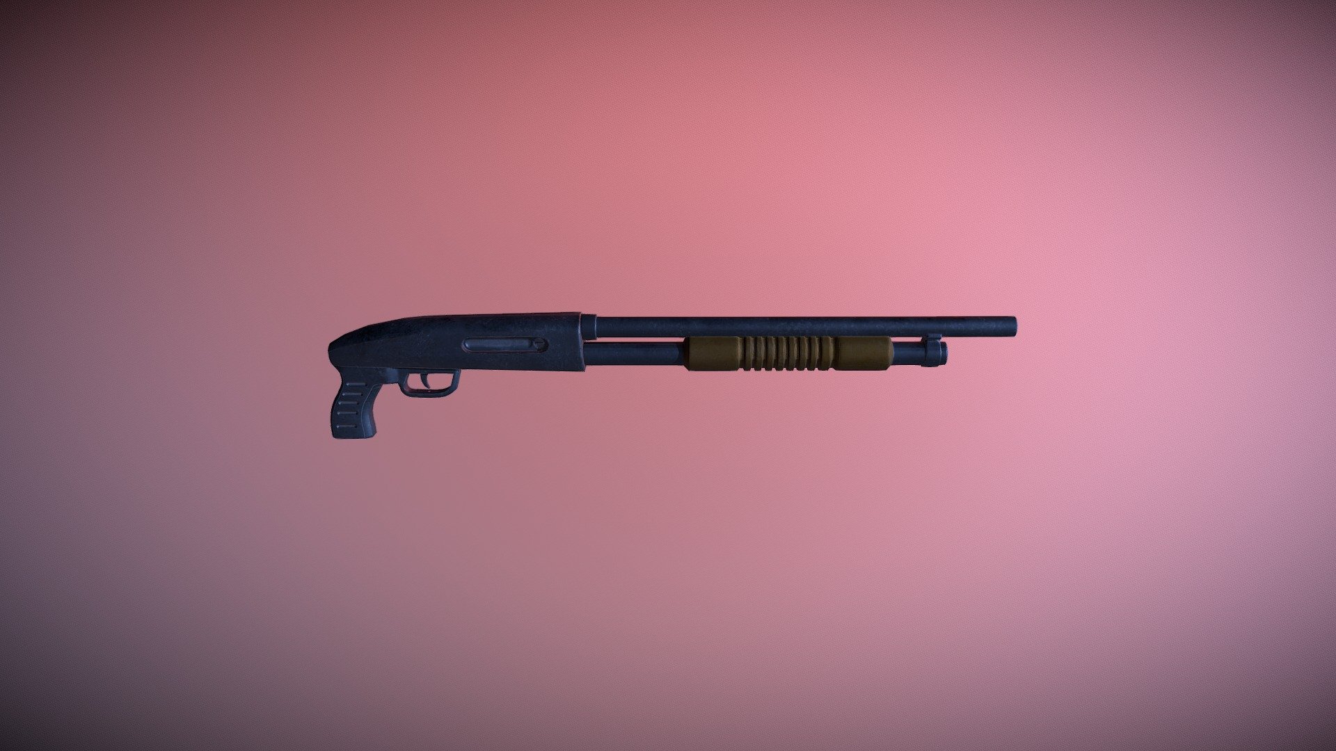 Shotgun - 3D model by KonFrenchy [8074bc6] - Sketchfab