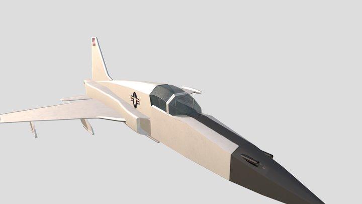 Northrop F-5 Freedom Fighter 3D Model