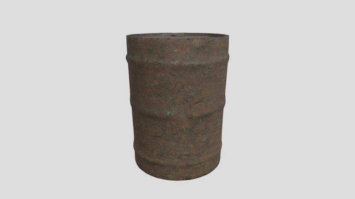 Barrel-metal-001-02-01f – Gratis 3D-model STL