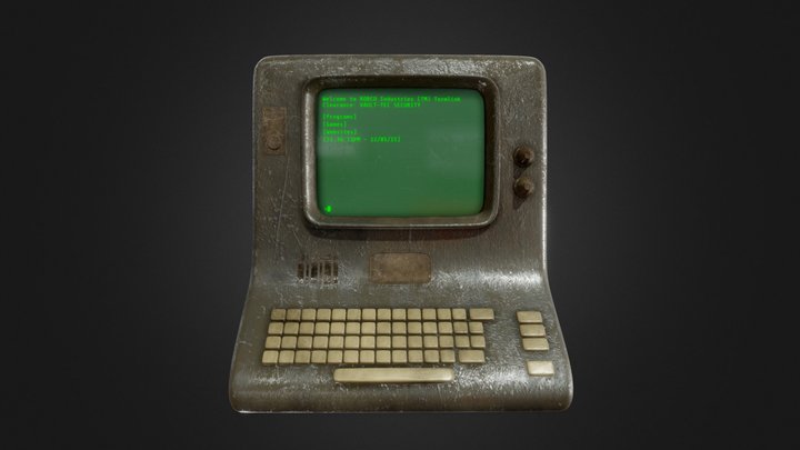 Fallout 1 Terminal 3D Model