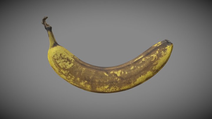 Overripe Banana 3D Model