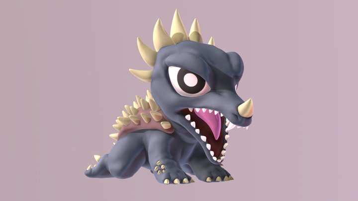 Anguirus SD 3D Model