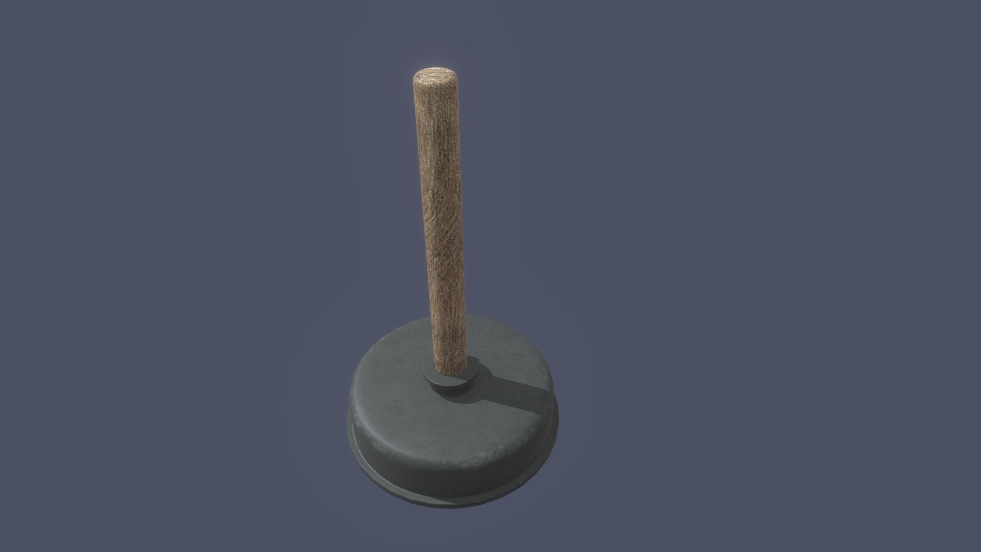 Plunger Buy Royalty Free 3D model by plzok [8077f57] Sketchfab Store