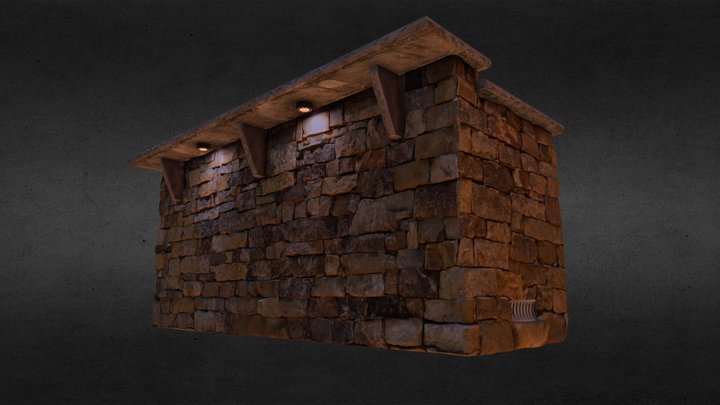 Stone Bar 3D Model