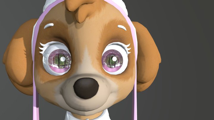Skye-pilot 3D Model