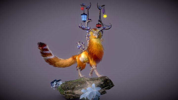 Amaterasu ( Character Model) 3D Model