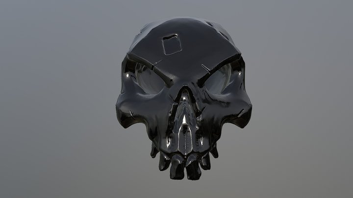 Disgraced Bounty Skull from The Sea of Thieves 3D Model