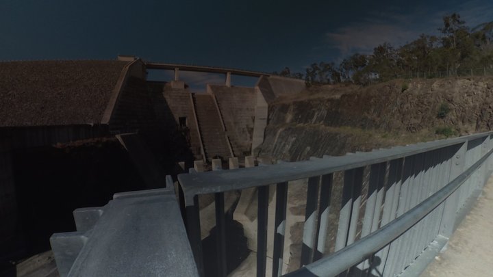 Hinze dam 3D Model