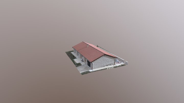 Maison par drone 3D Model