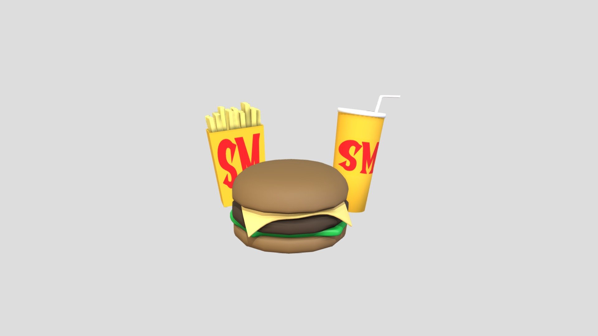 Stuff Mart Hamburger - Download Free 3D model by RavenclawNimbus ...