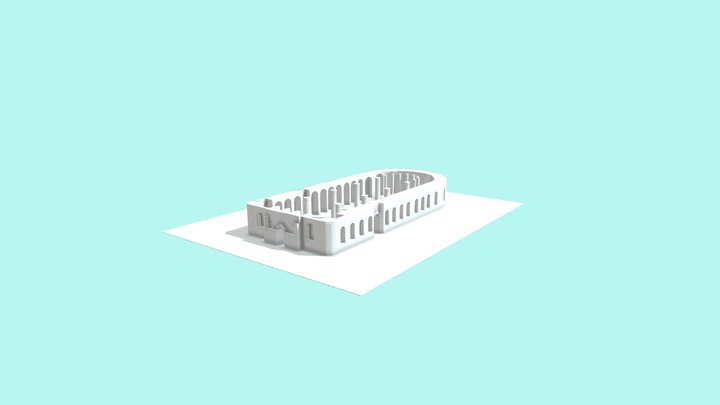 Santa María del Mar 3D Model