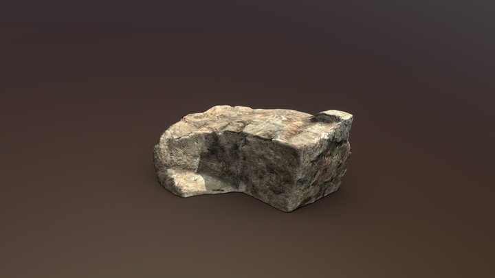 Photo-geometry Stone 3D Model