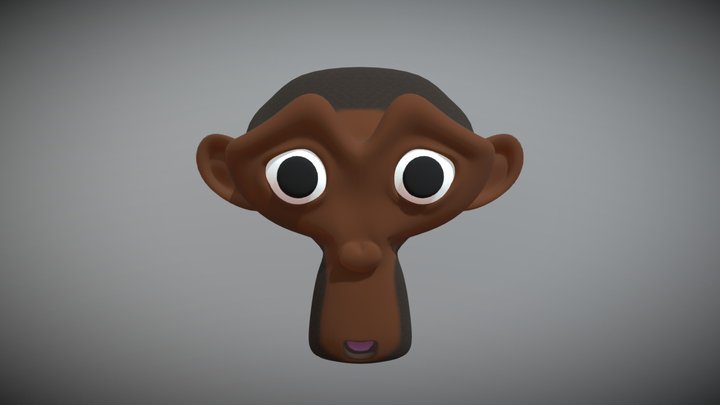 Monkey 3D Model