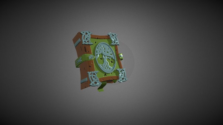 Wizard Book 3D Model