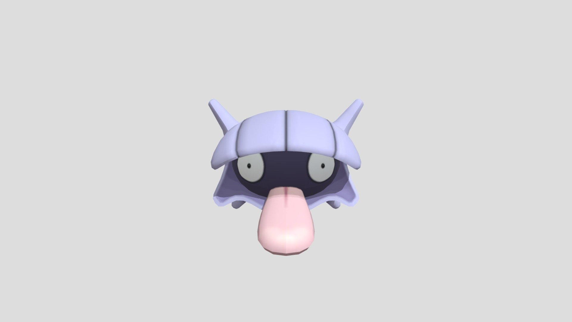 Pokemon - Shellder with 2 poses 3D model 3D printable